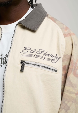 Ed Hardy - Chaqueta de entretiempo 'Snake' en beige