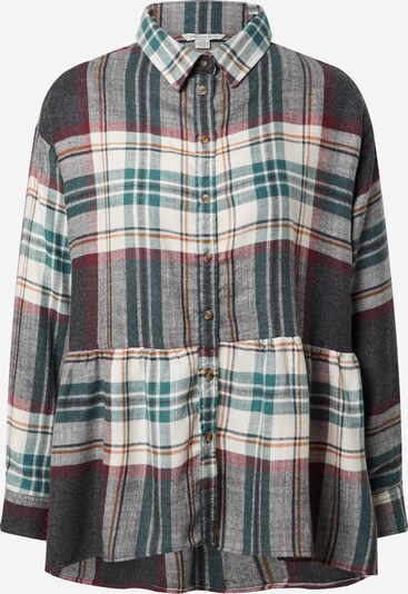 American Eagle Блуза 'BABYDOLL' в зелено / червено / черно / бяло, Преглед на продукта