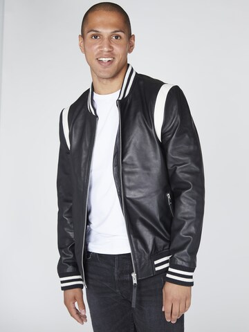 Veste mi-saison 'TEDDY' Bolongaro Trevor en noir : devant