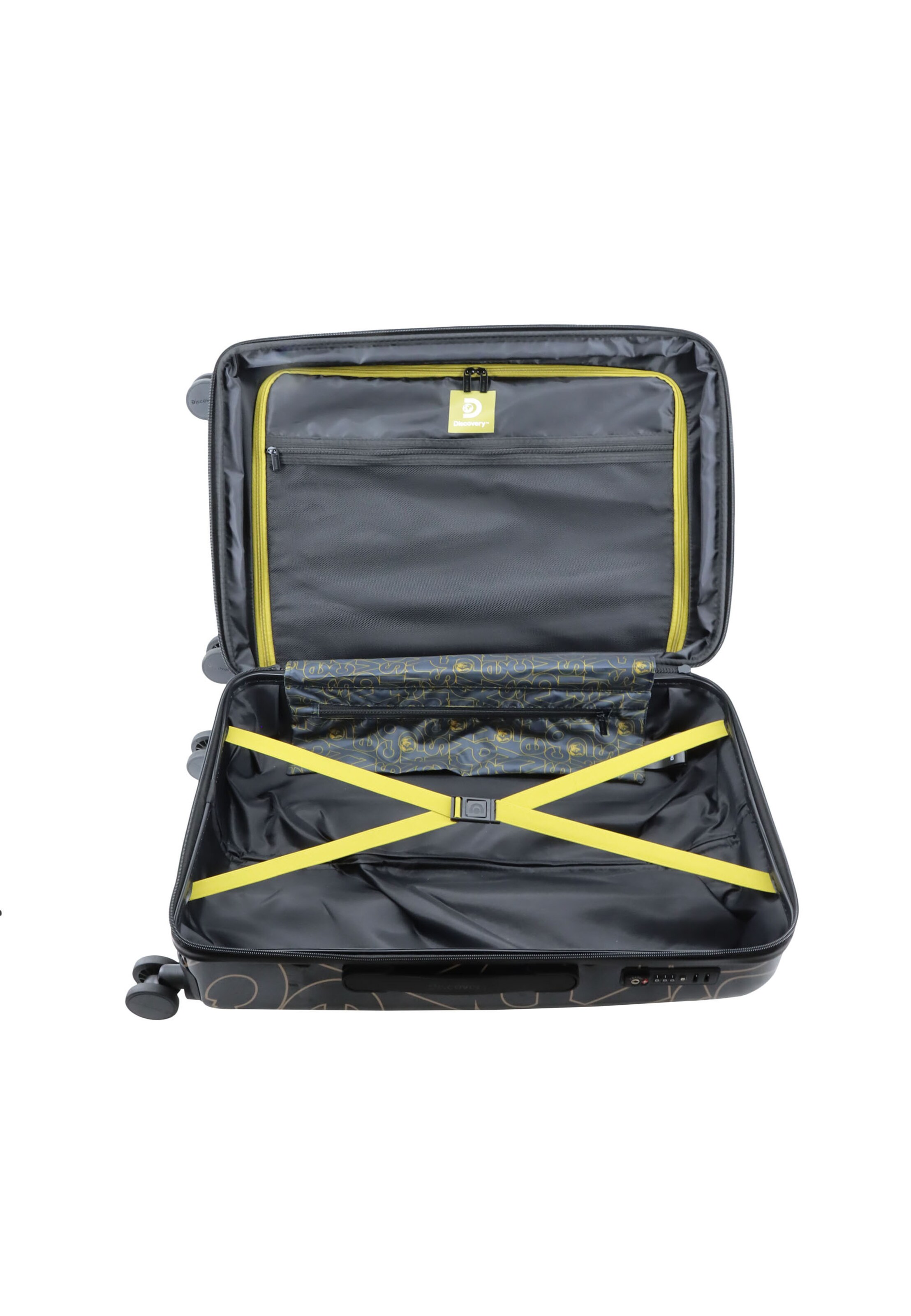 Discovery Suitcase 'Gold' in Black