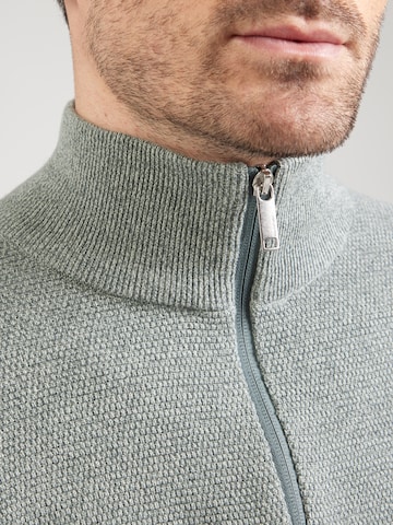 Pull-over 'SLHROSS' SELECTED en vert