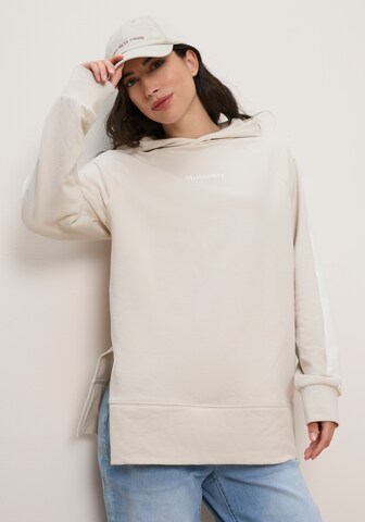 Tamaris Sweatshirt in Beige: front