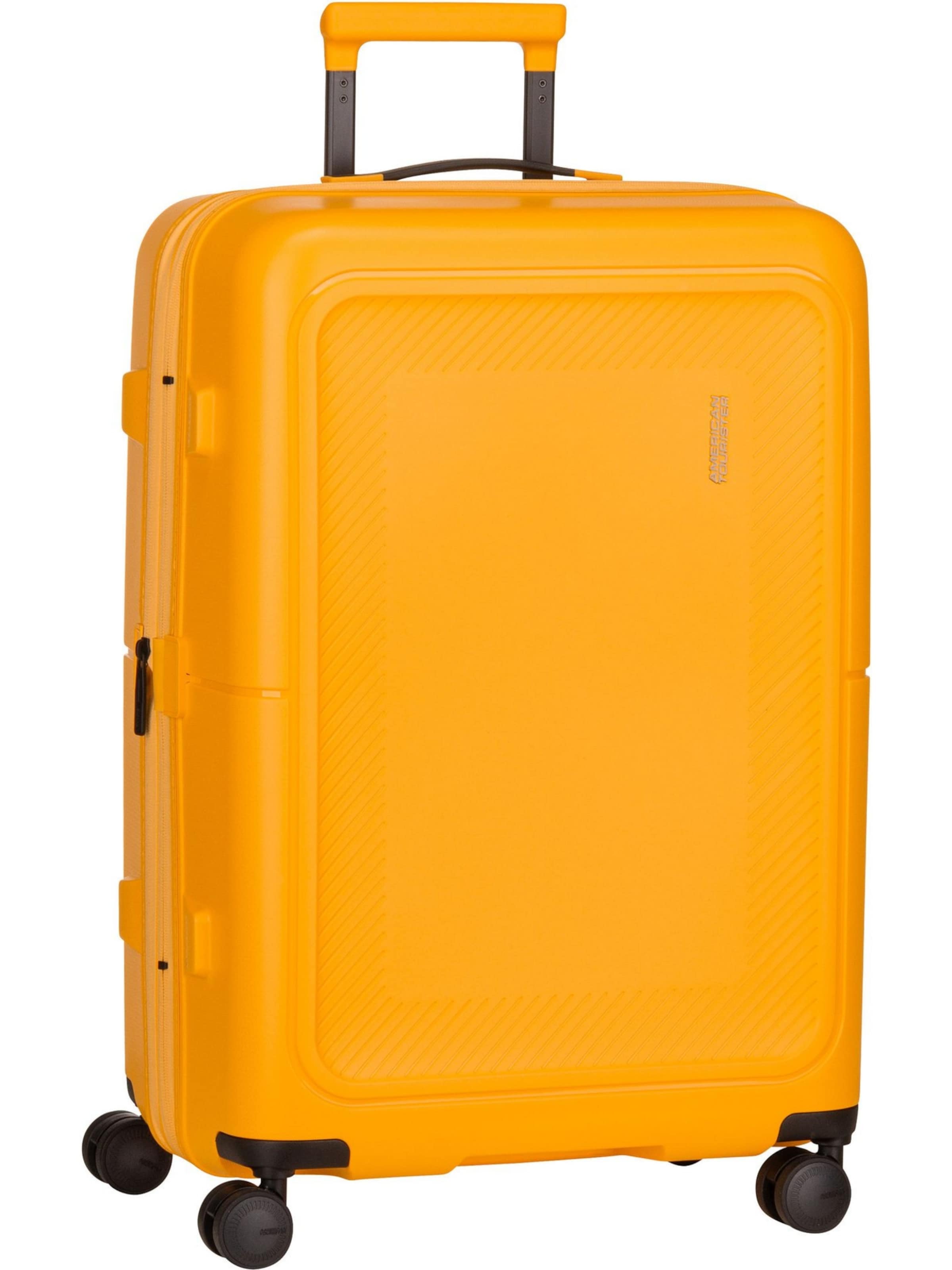 American Tourister Trolley 'Dashpop Spinner 67 EXP' in Gelb: Vorderseite
