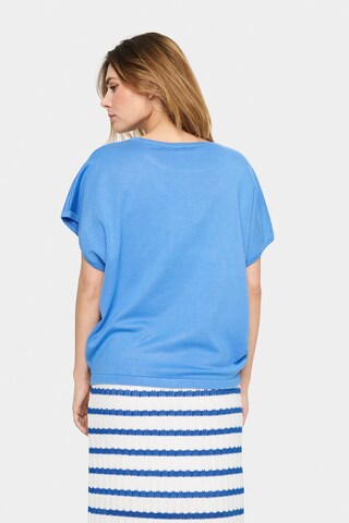 SAINT TROPEZ Pullover 'Mila' in Blau