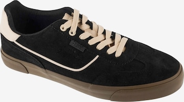 Baskets basses BIG STAR en noir : devant