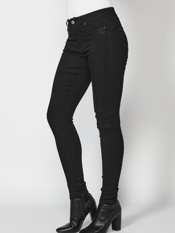 KOROSHI Slimfit Jeans in Zwart