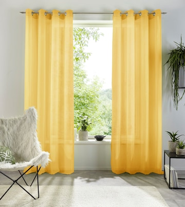 MY HOME Curtains & Drapes in Yellow