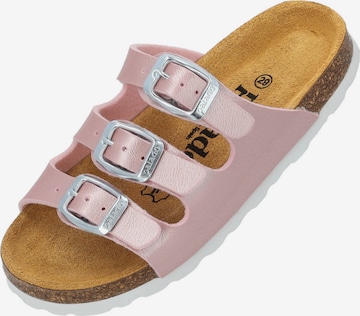 Palado Pantolette 'Capri' in Pink: Vorderseite