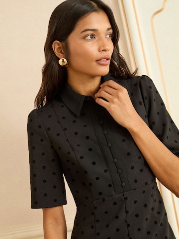 love & roses Dolga srajca | črna barva