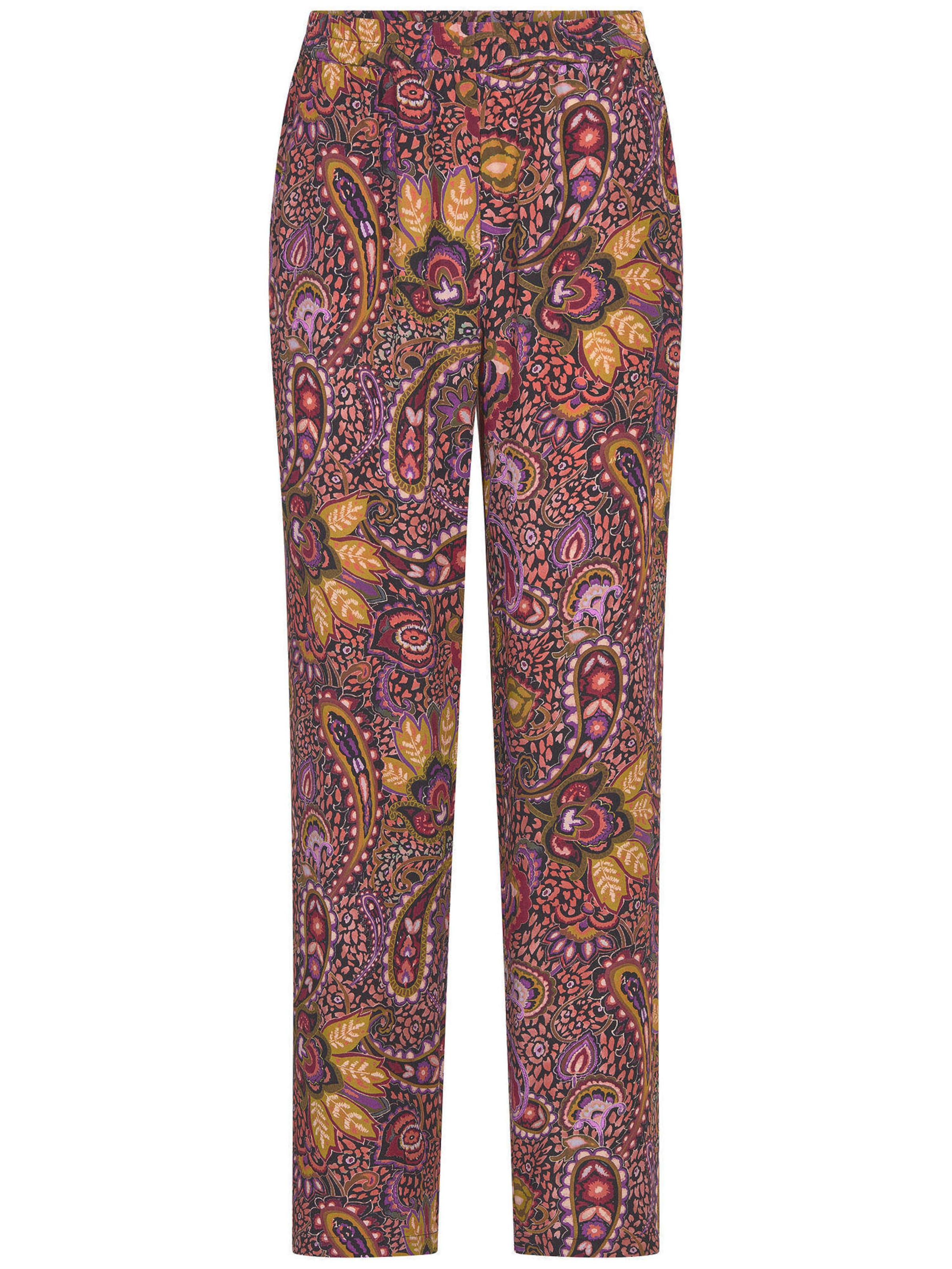 Goldner Trousers 'VERA' in Yellow / Purple / Orange, Item view