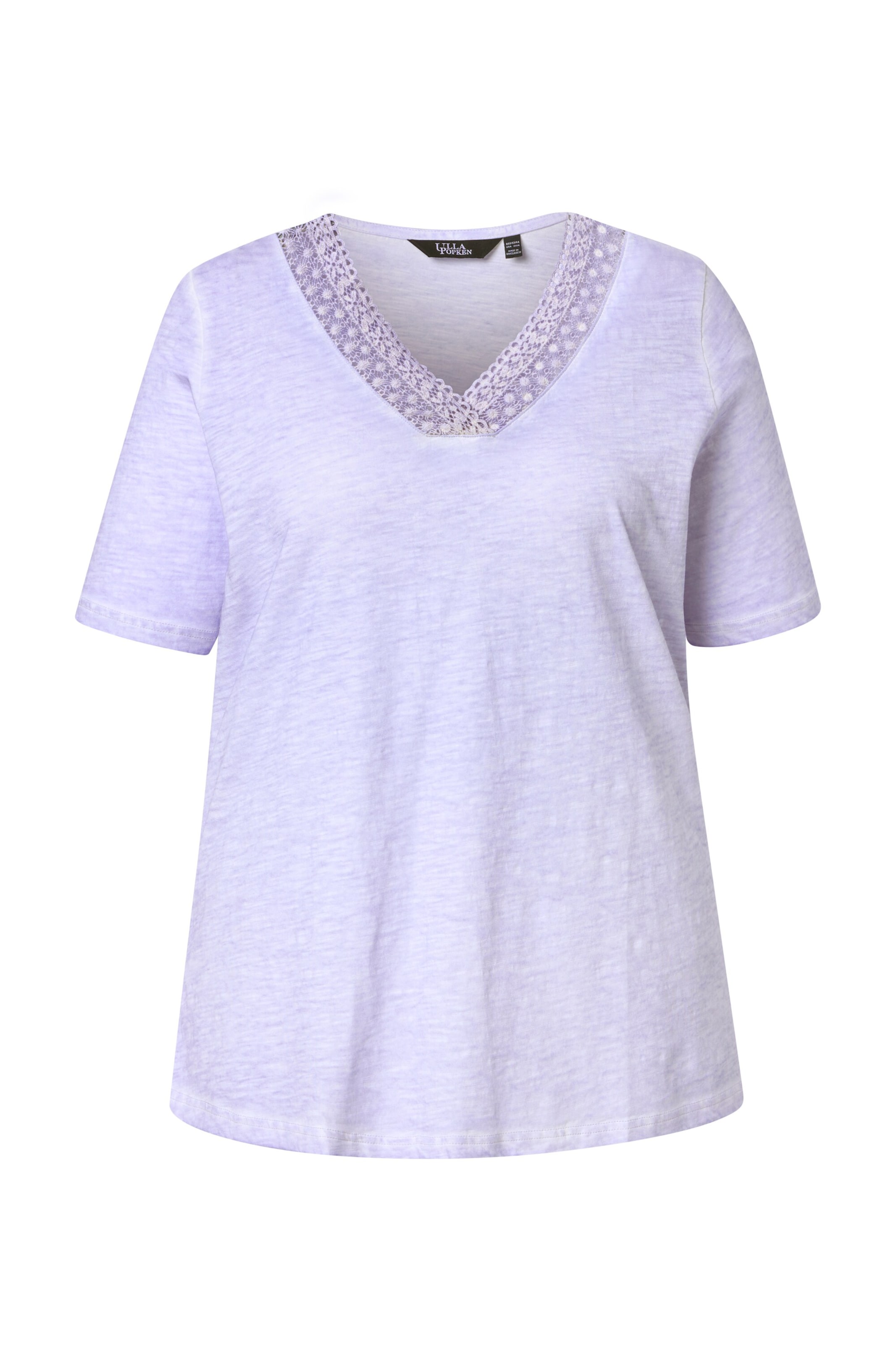 Ulla Popken Shirt in Lila: voorkant