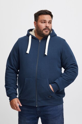 Blend Big Sweat jacket in Blue: front