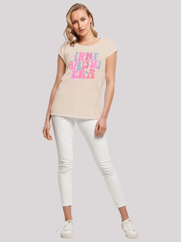 F4NT4STIC Shirt 'In My Apres Ski Era' in Beige