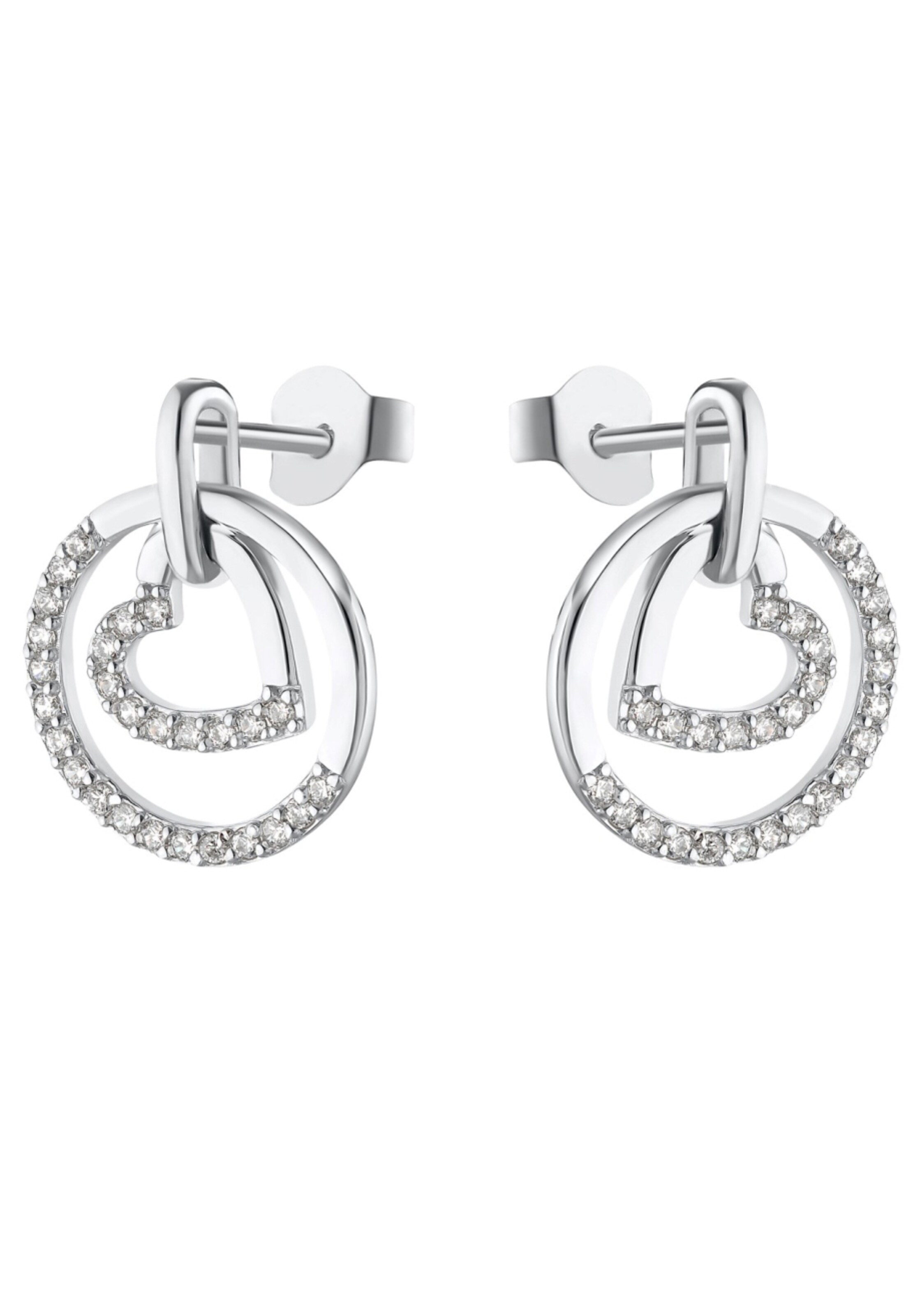 Frauen Schmuck s.Oliver Ohrringe 'Herz' in Silber - JZ79028 Frauen Schmuck s.Oliver Ohrringe 'Herz' in Silber - JZ79028