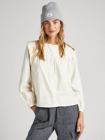 Pepe Jeans Bluse 'JAXIE' in Weiß: Vorderseite