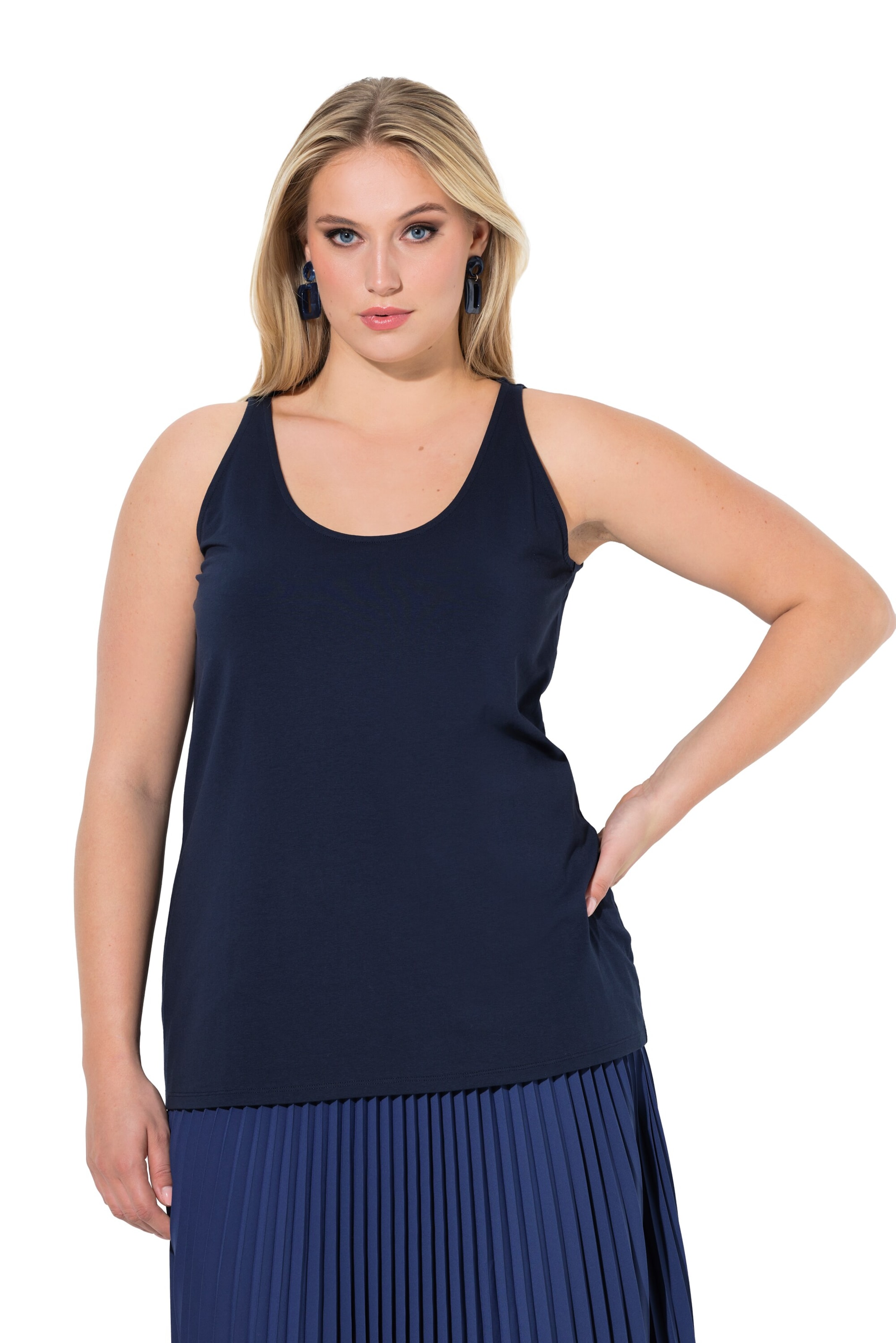 Ulla Popken Top in Blue: front