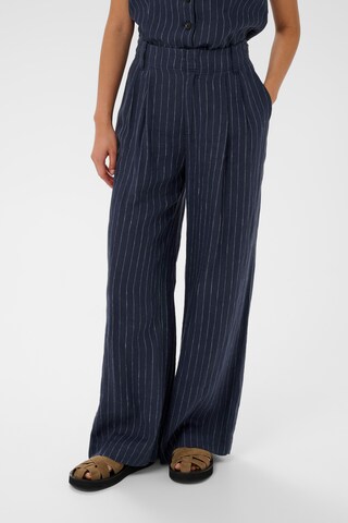 Part Two Wide leg Broek 'AliyaPW' in Blauw: voorkant