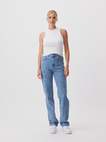 LeGer by Lena Gercke Loose fit Pleated Jeans 'Shari' in Blue