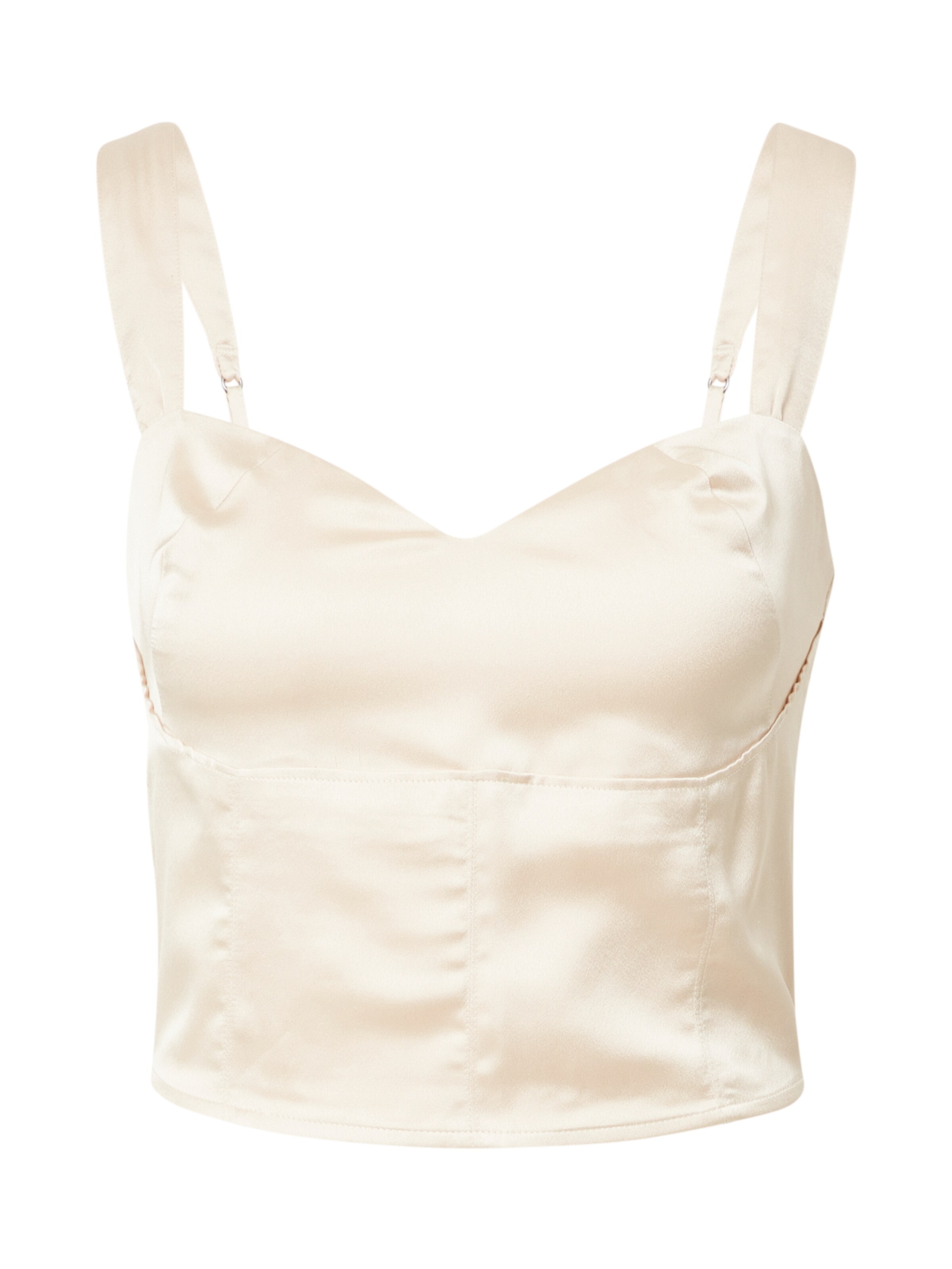 Abercrombie & Fitch Top | bež barva: sprednja stran