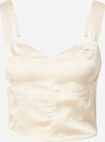 Abercrombie & Fitch Top in Beige: front