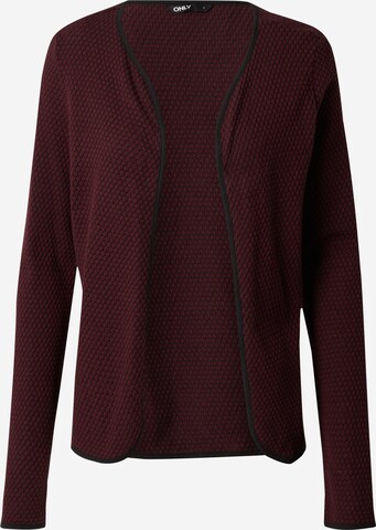 Cardigan ONLY en rouge : devant