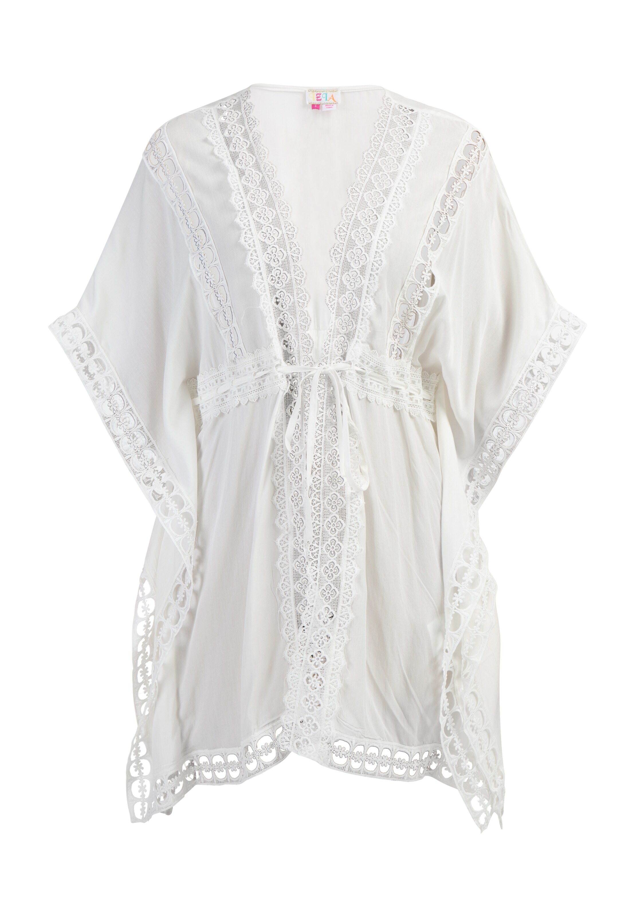 IZIA Κιμονό σε λευκό: μπροστά