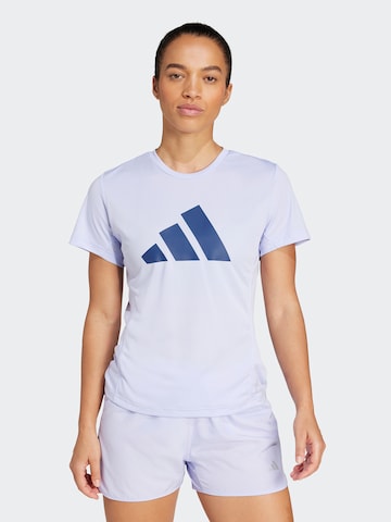 ADIDAS PERFORMANCE Funktionsshirt 'Run It' in Weiß: Vorderseite