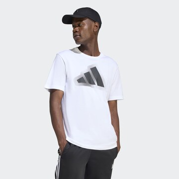 ADIDAS SPORTSWEAR Performance Shirt in White: front