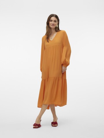 VERO MODA Jurk 'VMZigga' in Oranje