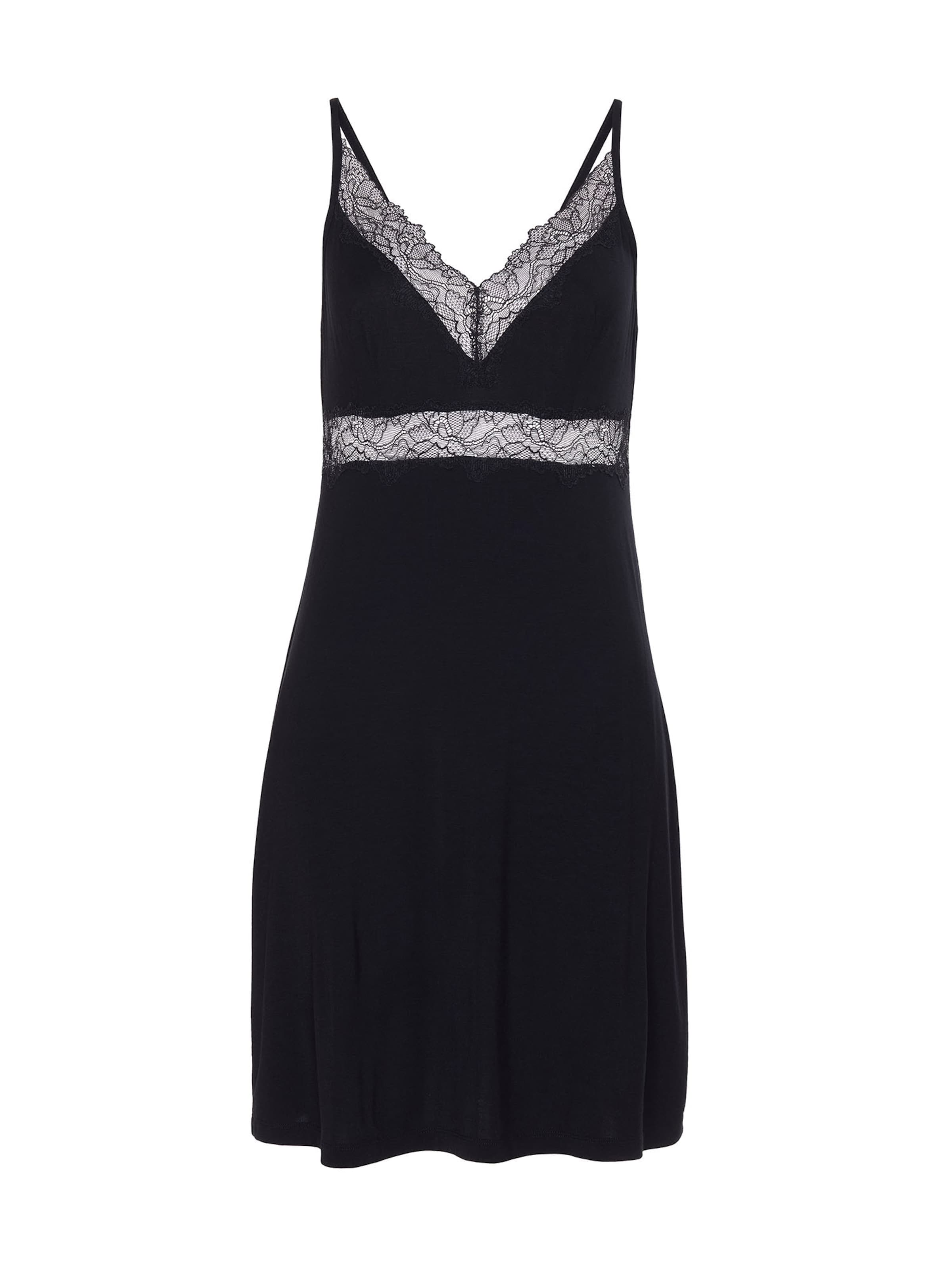 JOOP! Negligé ' Grace ' in Zwart: voorkant