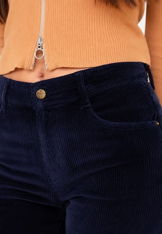 Regular Pantalon Elara en bleu