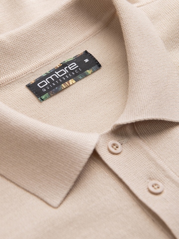 Ombre Shirt in Beige