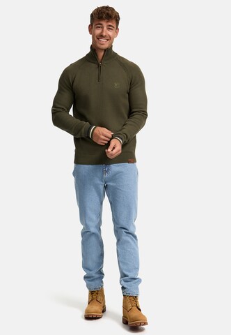 INDICODE JEANS Sweater ' Swift ' in Green