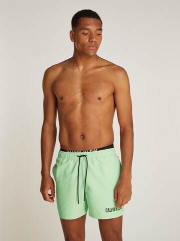 Calvin Klein SwimwearKupaće hlače 'Intense Power' - zelena boja