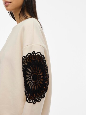 VILA Sweatshirt 'VIHeika' i beige