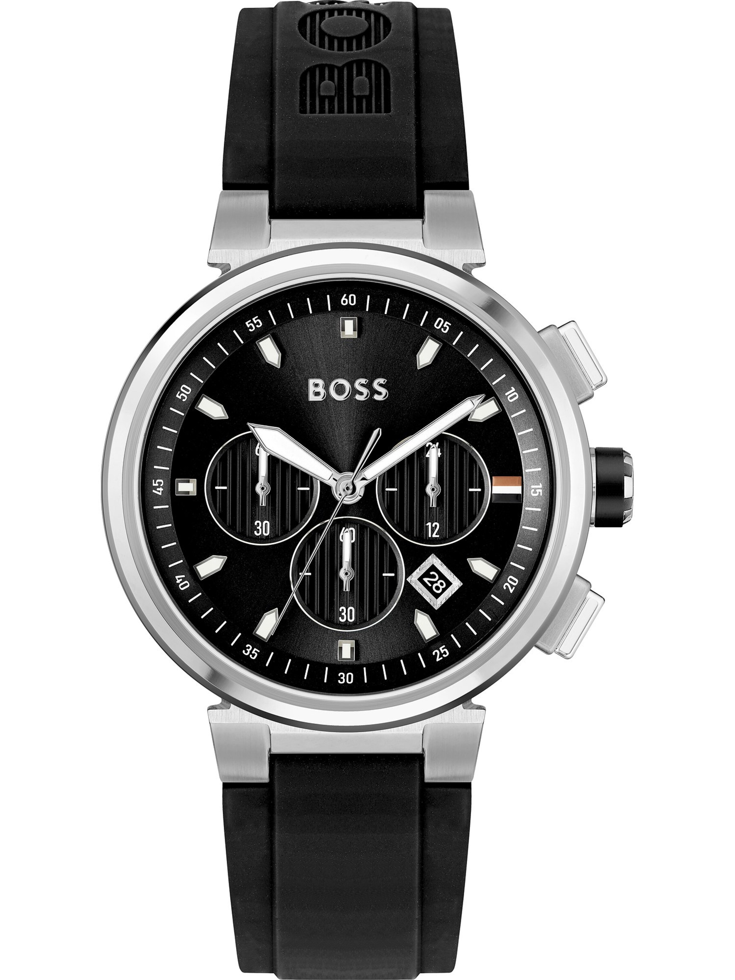 BOSS Montre à affichage analogique en noir, Vue avec produit