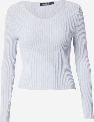 Pull-over Sublevel en gris : devant