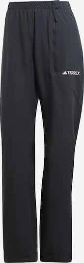 ADIDAS TERREX Pantalon outdoor en noir / blanc, Vue avec produit