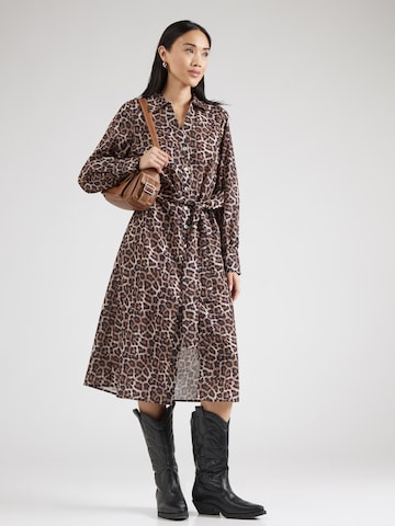 ABOUT YOU Blousejurk 'Frauke' in Bruin: voorkant
