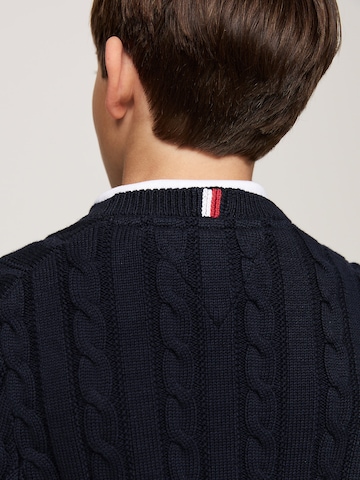 TOMMY HILFIGER Sweater 'ESSENTIAL' in Blue