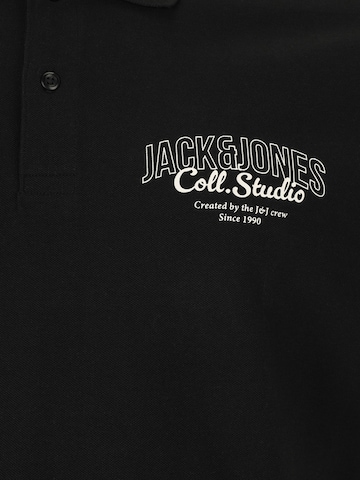 juoda Jack & Jones Plus Marškinėliai 'JJMAKOTO'