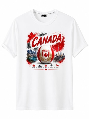 RMK Shirt 'Canada' in Weiß: Vorderseite