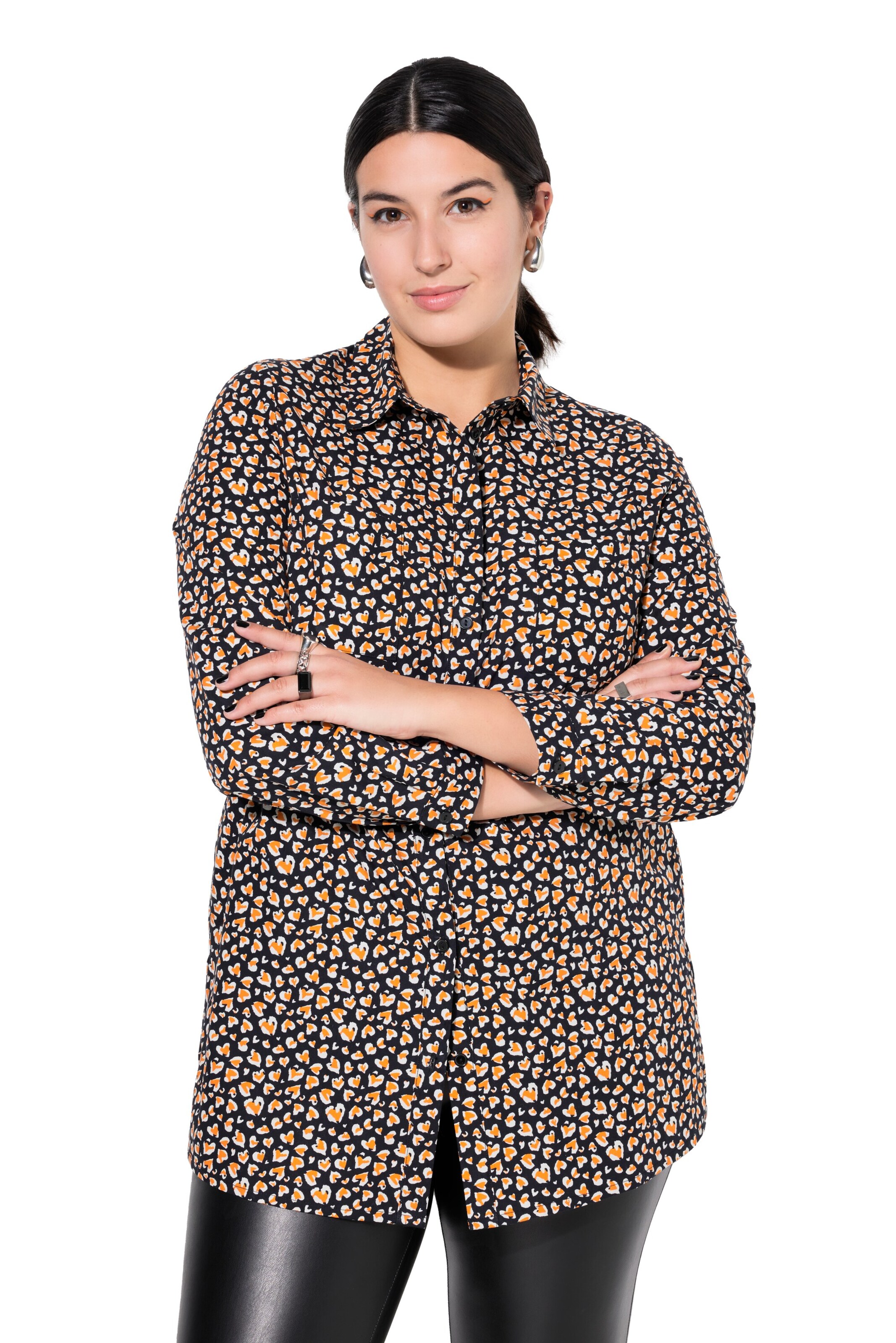 Studio Untold Bluse in Schwarz: Vorderseite