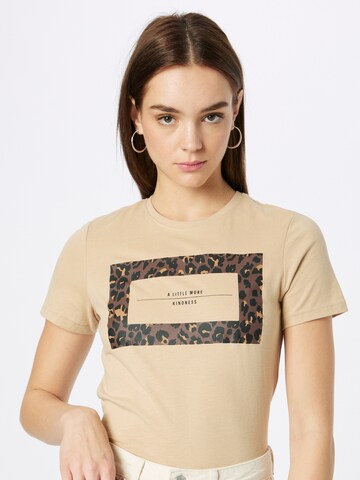 ONLY T-Shirt 'ZENIA' in Beige: predná strana