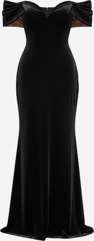 GODDIVA Dress in Black: front