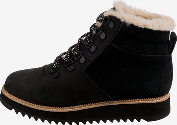 TOMS Lace-Up Ankle Boots 'MOJAVE' in Black