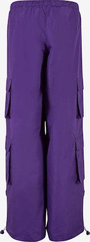 Wide Leg Pantalon cargo Urban Classics en violet