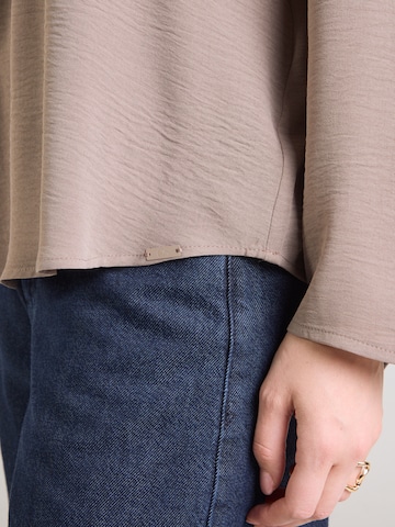 QS Bluza | rjava barva