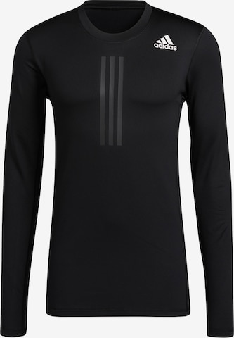 T-Shirt fonctionnel ADIDAS SPORTSWEAR en noir : devant