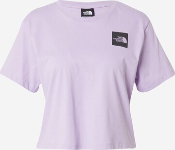 THE NORTH FACE - Camisa em roxo: frente